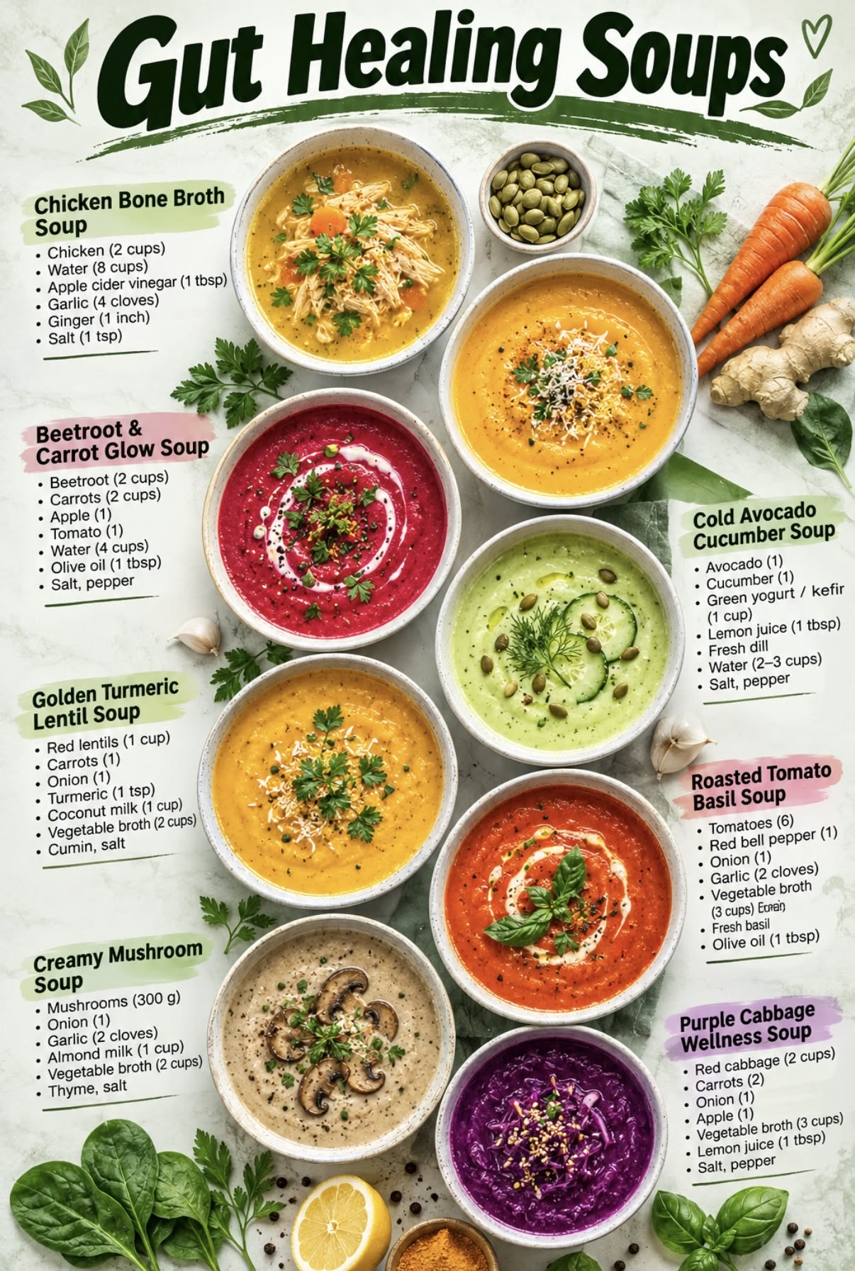 Gut Healing Soups