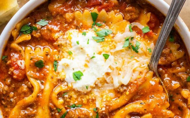 the best lasagna soup recipe