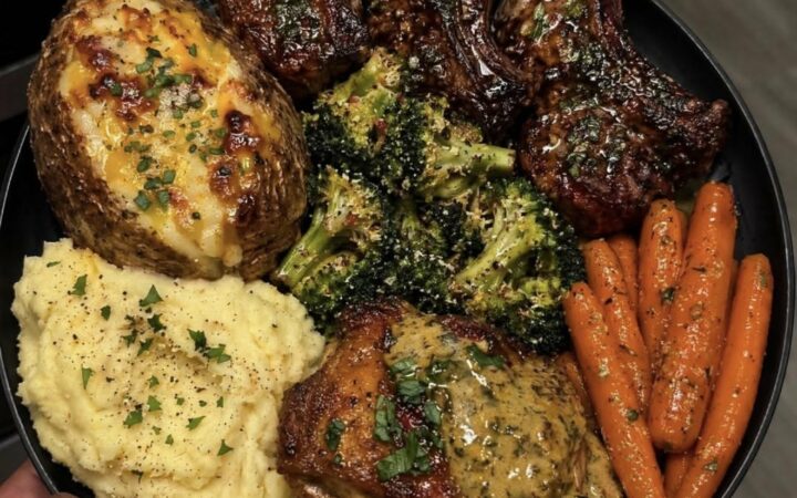 easy food plate recipe
