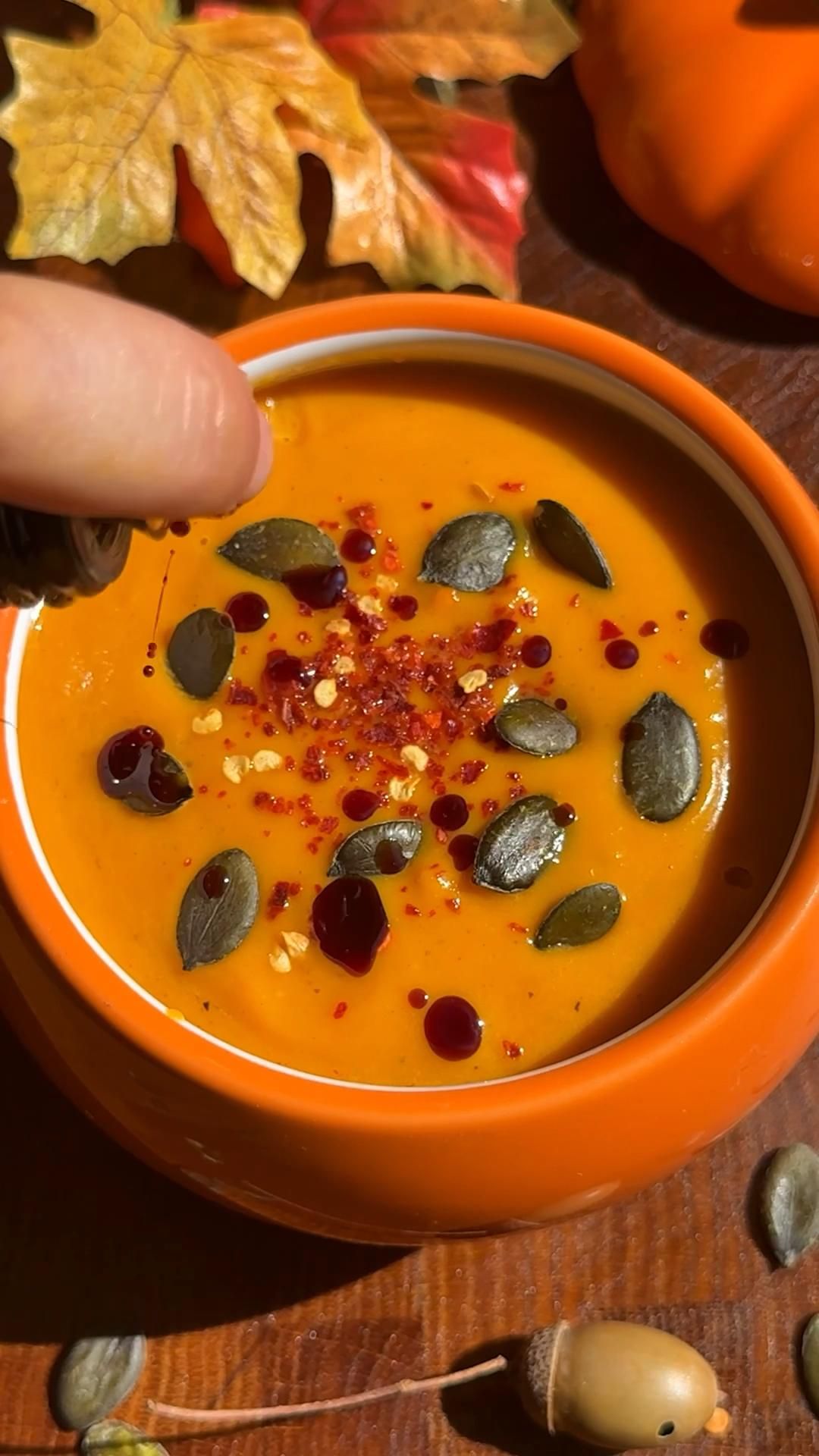 Roasted Pumpkin & Tomato Soup