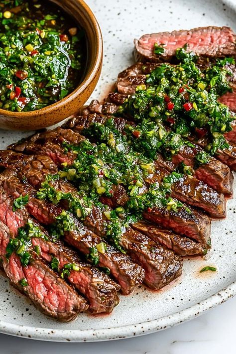 quick and easy chimichurri steak recipe